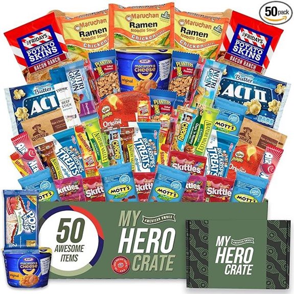 My Hero Crate Military Snack Care Package