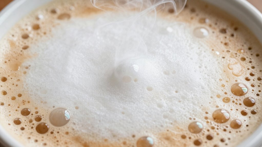 milk proteins stabilize microbubbles