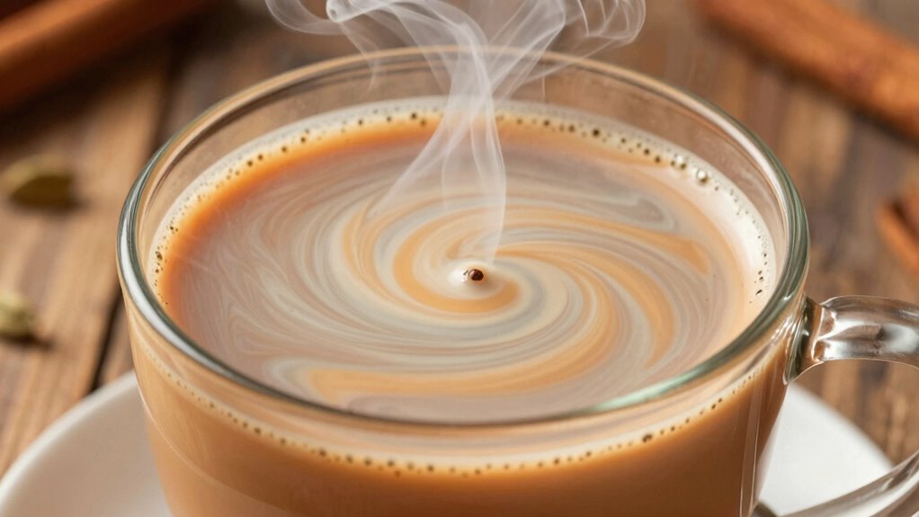 milk type alters chai texture