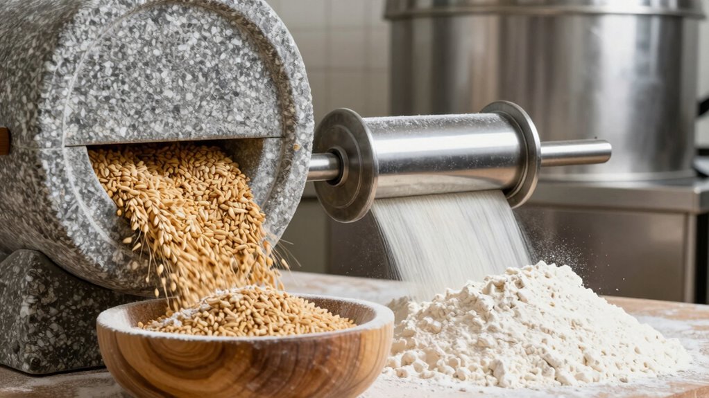 milling methods affect flour