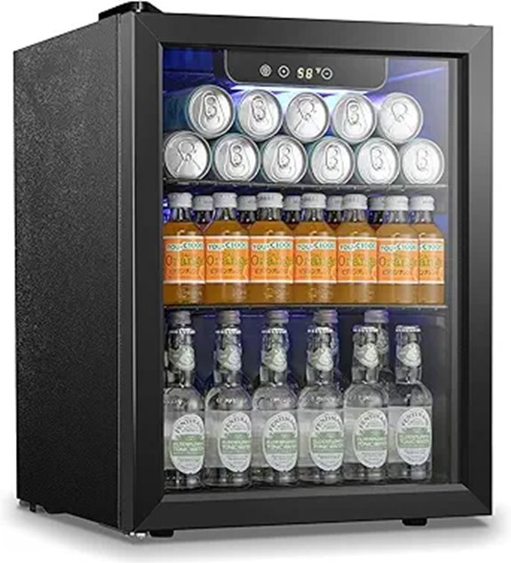 Antarctic Star 68 Can Beverage Cooler Mini Fridge