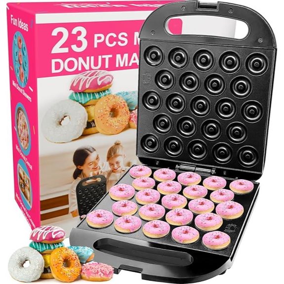 23 Mini Donut Maker – Non-Stick Electric Donut Machine