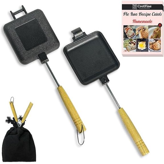 MiniSnack Cast Iron Pie Maker & Sandwich Press