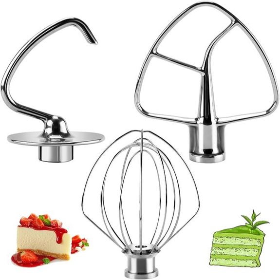 Kitchen Mixer Attachments for 4.5 QT Tilt-Head Stand
