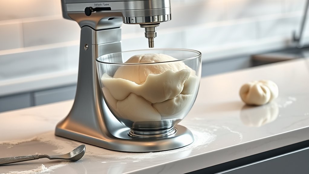 mixer features for tough dough