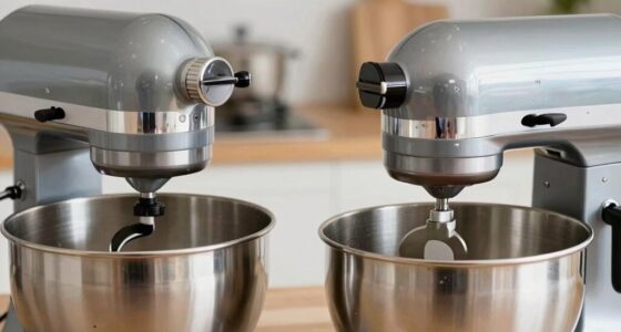 mixer head mechanism differences