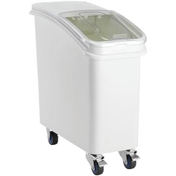 Mobile Ingredient Bin 21 Gallons NSF Certified
