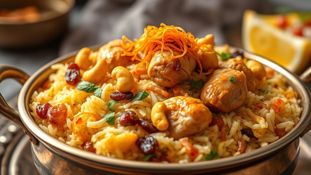 modern biryani fusion presentations