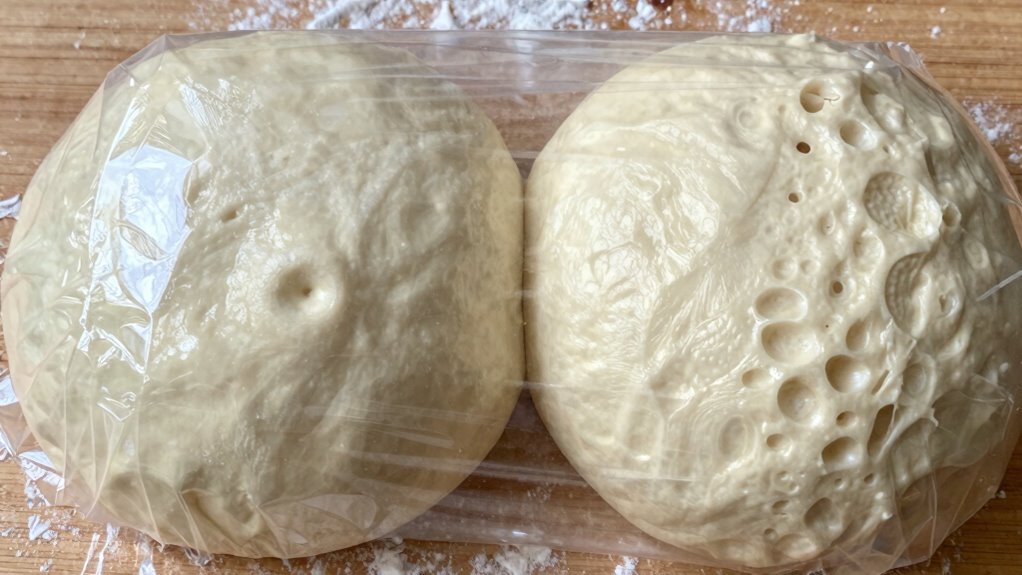 monitor dough elasticity and temperature