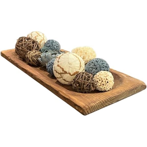 Mom's Wooden Dough Bowls for Decor and Centerpieces