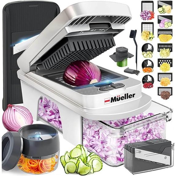 Mueller 12-in-1 Mandoline Slicer & Kitchen Gadget
