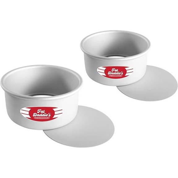 Fat Daddio's Anodized Aluminum Cheesecake Pans 2-Piece Set