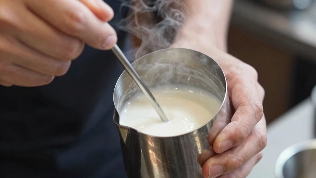 non heat milk frothing techniques