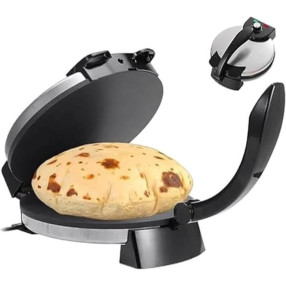 Electric Roti Maker with Non-Stick Plates