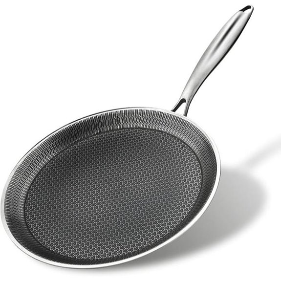 Nonstick 11-Inch Crepe Pan with Honeycomb Coating