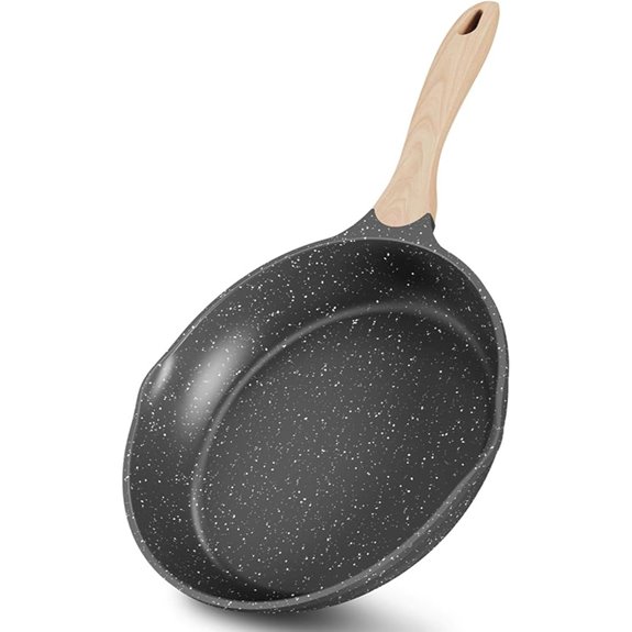 JEETEE 8-Inch Nonstick Frying Pan with Heat-Resistant Handle
