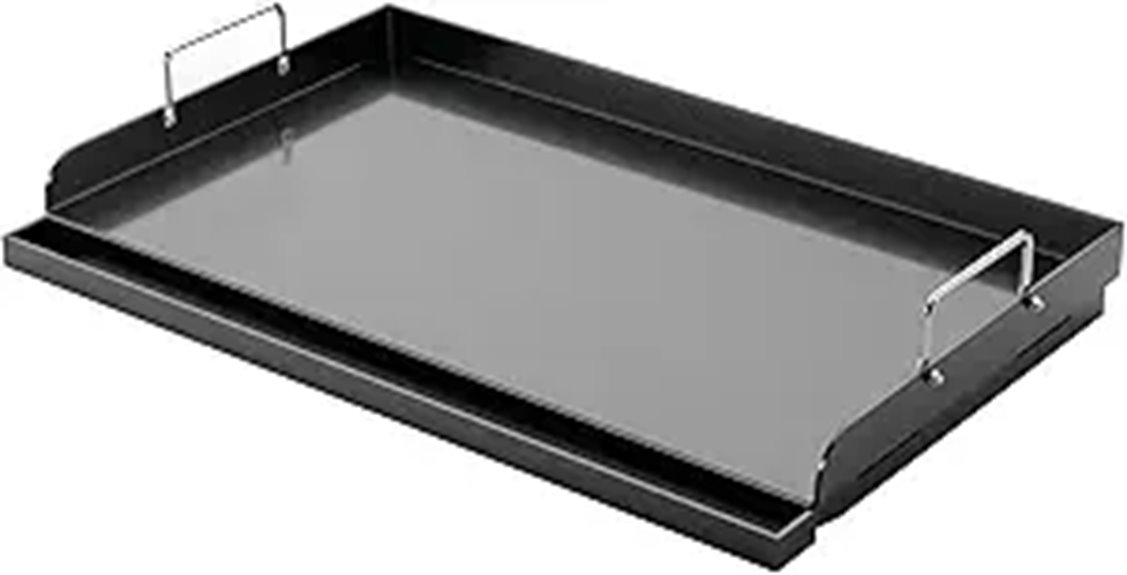 Utheer 25 Nonstick Griddle for Gas & Charcoal