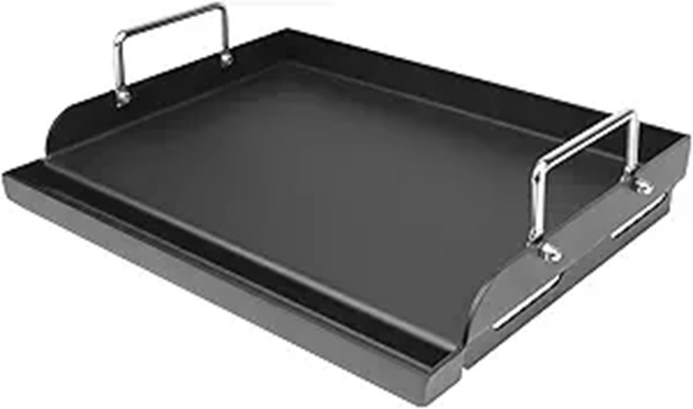 17 Nonstick Gas Grill Griddle Plate with Handles