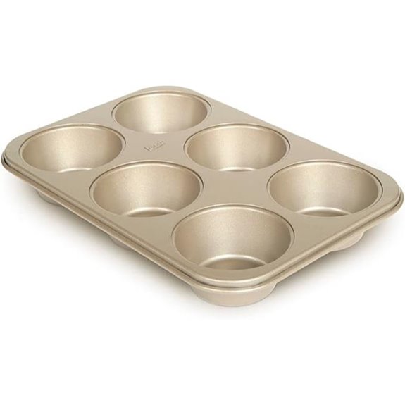 Glad Jumbo Nonstick Muffin Pan with 6 Cups