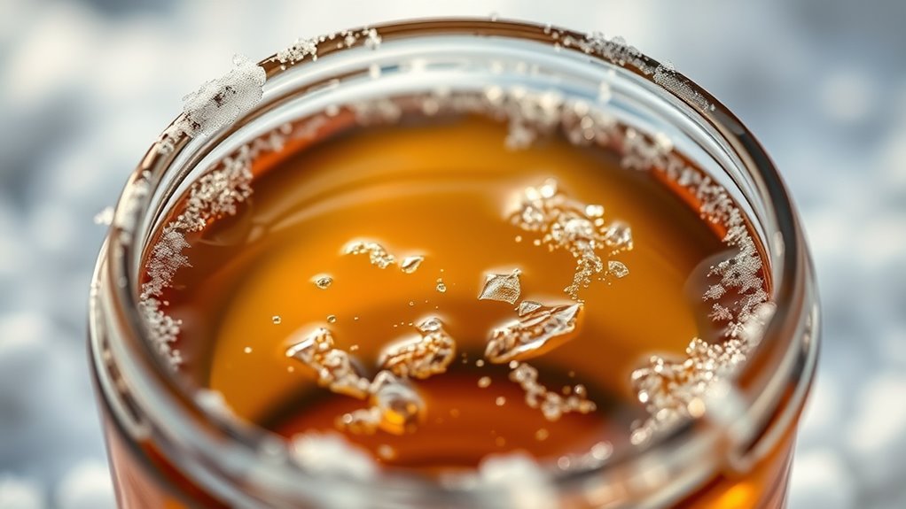 oil solidification varies with composition