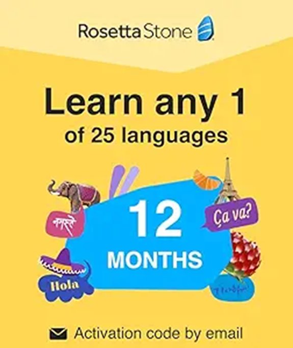Rosetta Stone Language Learning Software (12 Months)