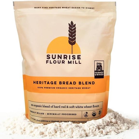 Sunrise Flour Heritage Organic Bread Flour (5 lbs)