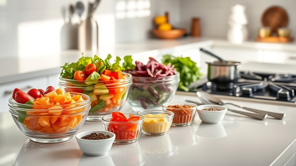 organize prep label clean