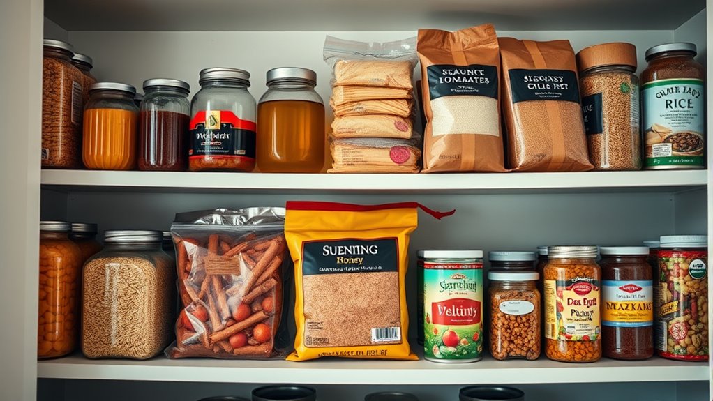 organized pantry for quick meals