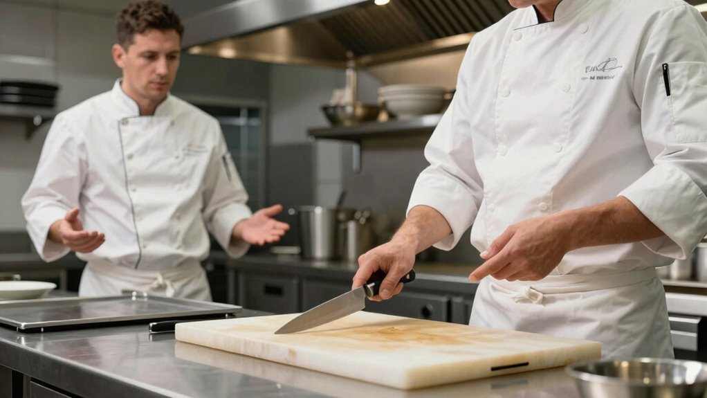 organized safe kitchen environment