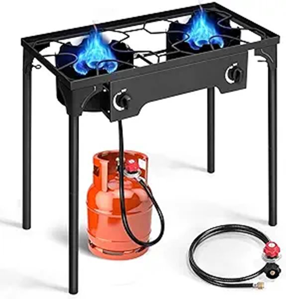Outvita 2 Burner Propane Gas Stove for Outdoors