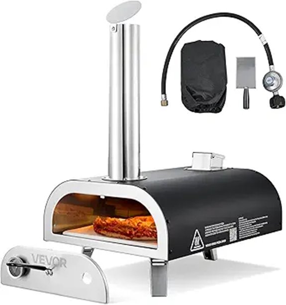 Vevor Dual Fuel Pizza Oven for Outdoor Cooking