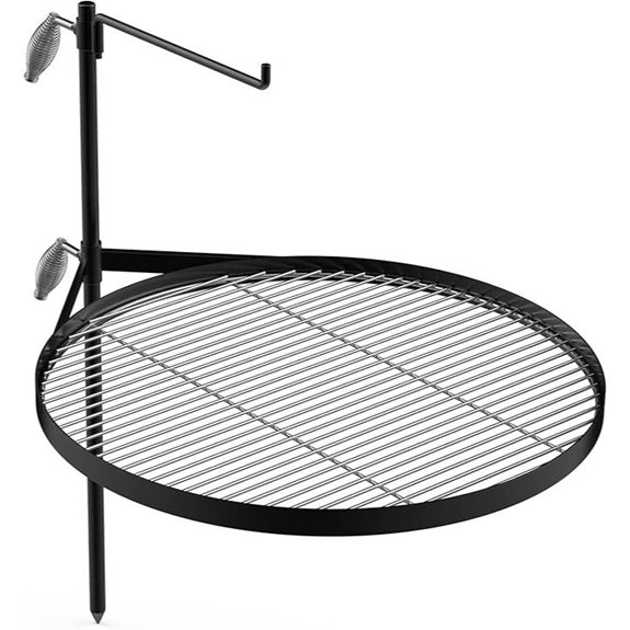 Stanbroil Fire Pit Grill Stand for Camping and Outdoors