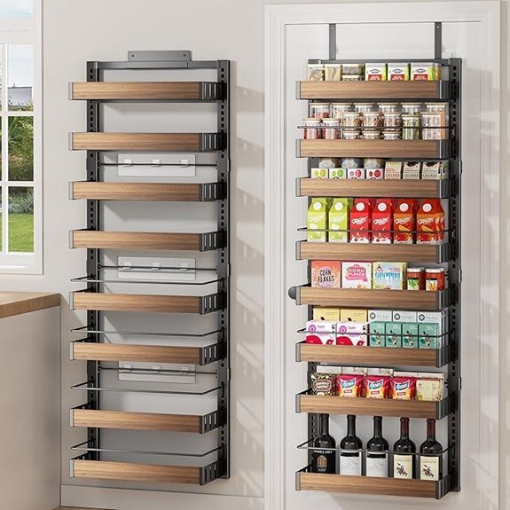 8-Tier Over-the-Door Pantry & Spice Rack Organizer