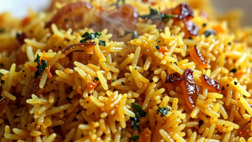 overcooking the rice improperly