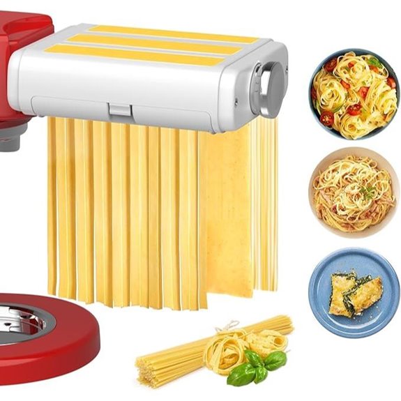 Pasta Maker Attachment for KitchenAid & Cuisinart