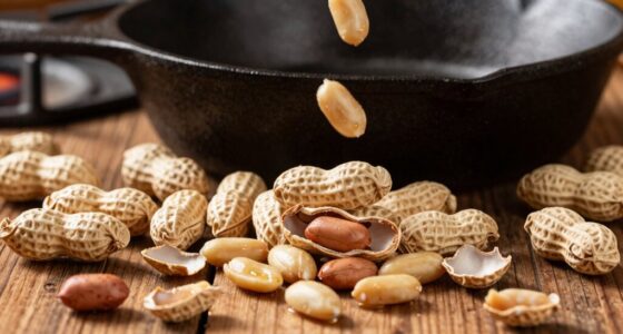 peanuts taste raw when heated