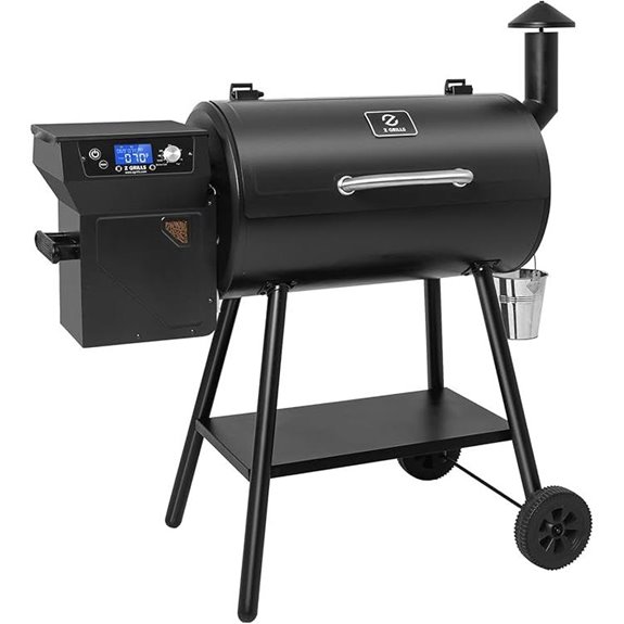 Z GRILLS ZPG 550B2 Pellet Smoker with PID Tech