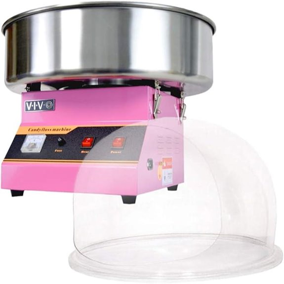 VIVO Pink 1030W Cotton Candy Maker with Accessories