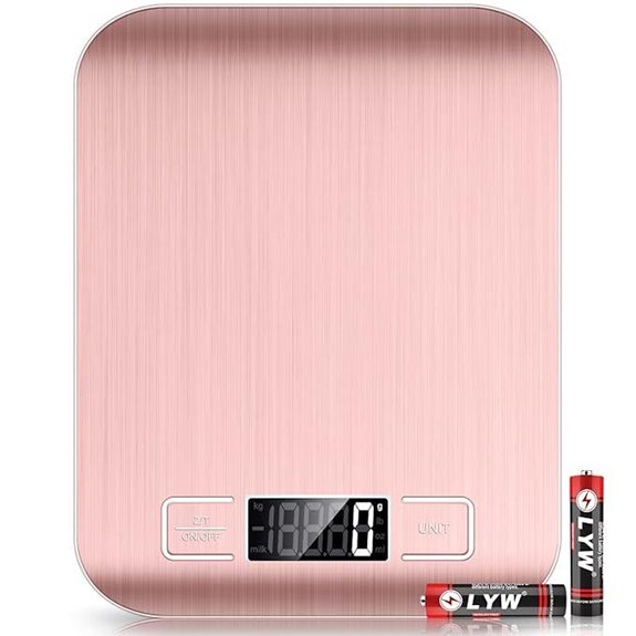 Mik-Nana Pink Digital Food Scale 10kg/22lb