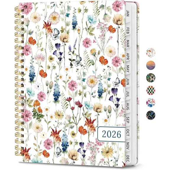 planner with tabs
