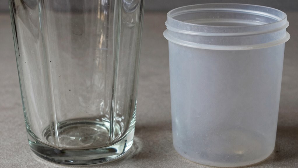 plastic vs glass blender jars