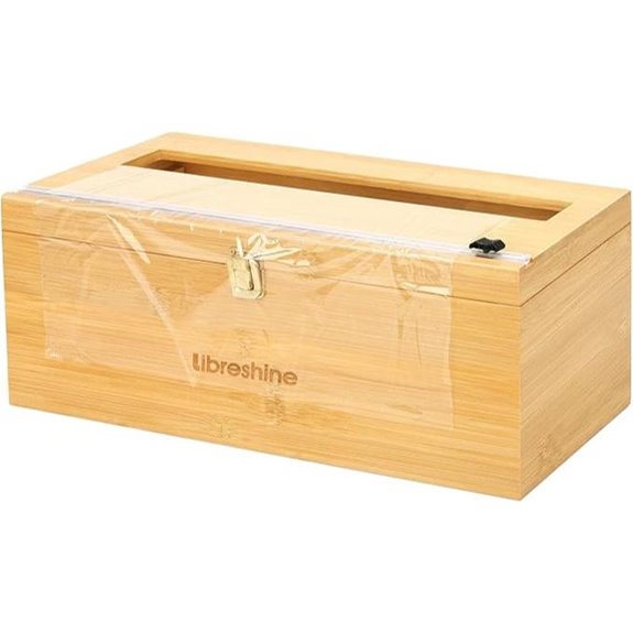 Commercial Plastic Wrap Dispenser with Cutter and Roller