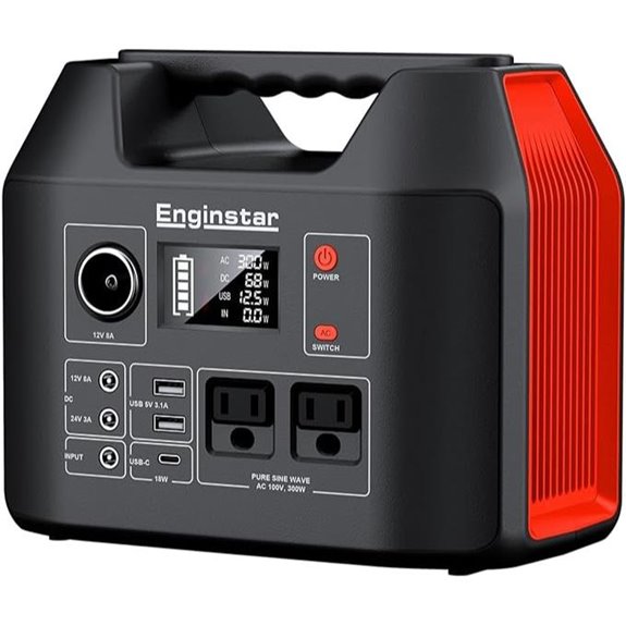 EnginStar Portable Power Station 300W 296Wh Battery