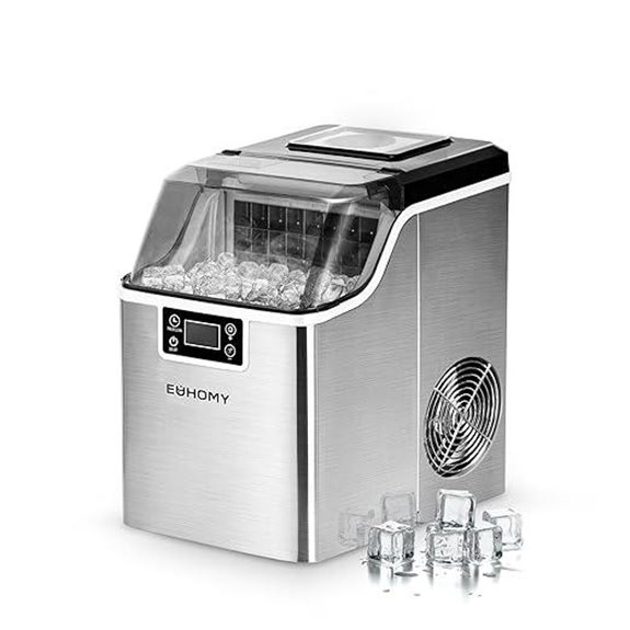EUHOMY Ice Cube Maker Portable 45Lbs/Day