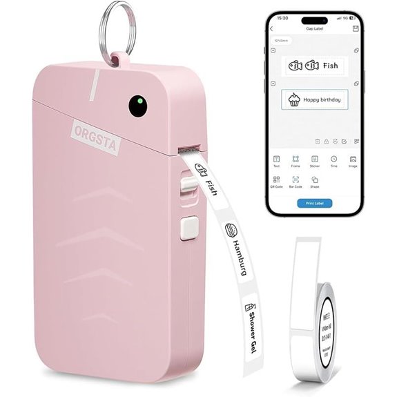 ORGSTA Bluetooth Portable Label Maker with Tape
