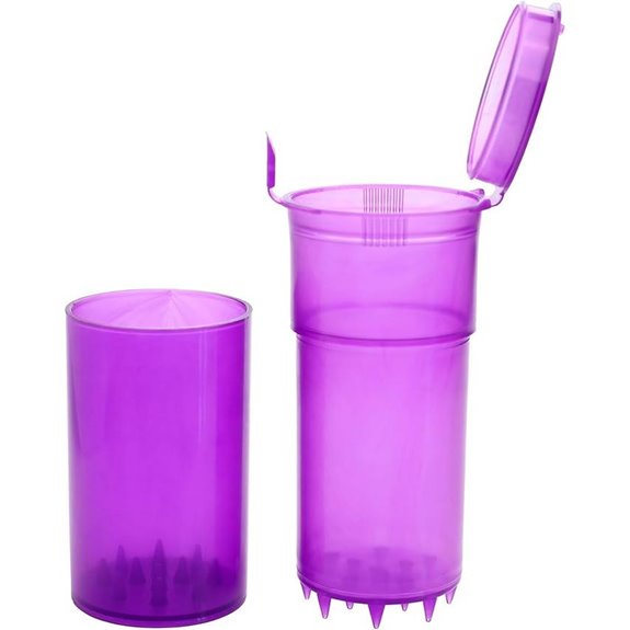 ShredTainer Pop Top Storage Container with Grinder