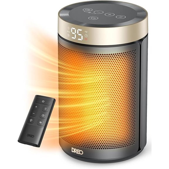 portable heater with remote