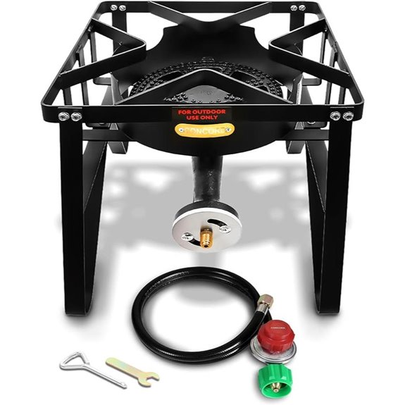 Concord Deluxe Portable Propane Banjo Burner (200,000 BTU)