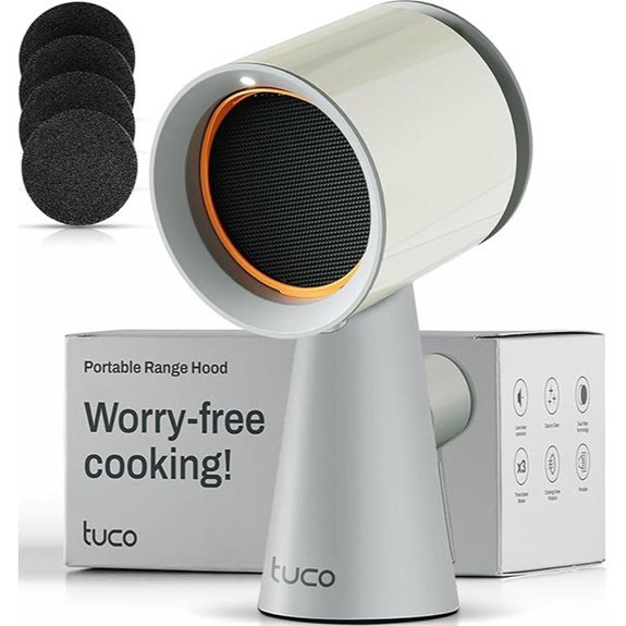 TUCO Portable Range Hood with 3 Speeds and Filter