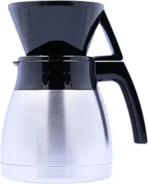 Melitta Pour-Over Coffee Brewer & Stainless Carafe Set